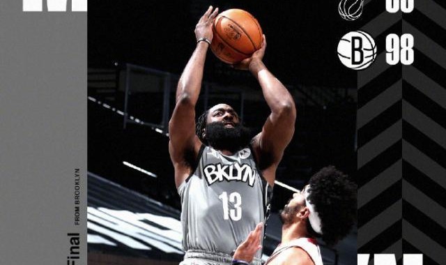 开云-双星低迷无碍篮网赢球 哈登末节接管展现巨星本色